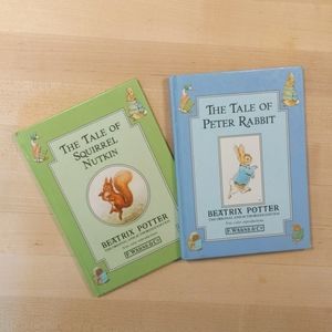beatrix potter 2-pack hardcover kids book bundle Peter Rabbit Squirrel Nutkin